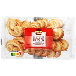 Puff Pastry Blätterteiggebäck 225 g, Herzen