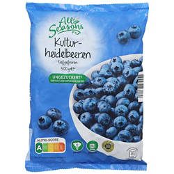 Obst-Sortiment ungesüßt 750 g, Heidelbeeren