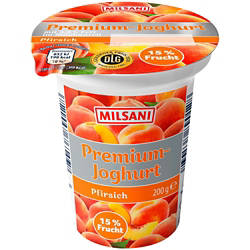 Premium-Joghurt 200 g, Pfirsisch