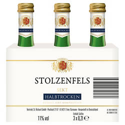 Sekt Halbtrocken 3 x 0,2 l