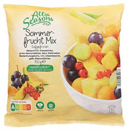 Obst-Sortiment ungesüßt 750 g, Sommerfrucht