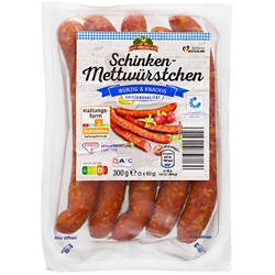 Schinken-Mettwürstchen 300 g