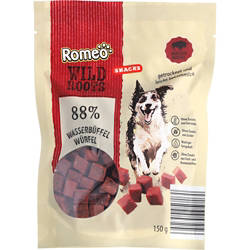 Hundesnack 150 g, Wasserbüffelwürfel