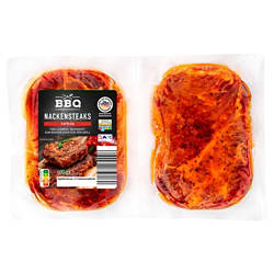 Schweine-Nackensteak 600 g, mariniert, Paprika