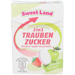 2 in 1 Traubenzucker 100 g, Himbeere