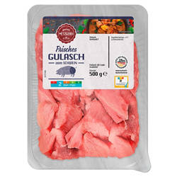 Gulasch vom Schwein 500 g