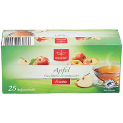 Früchtetee-Mix 25 Beutel, Apfel