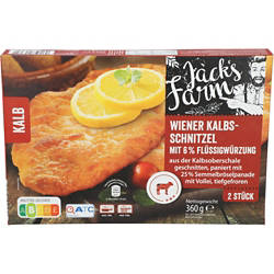 JACK´S FARM Wiener Kalbsschnitzel 360 g