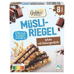Müsli-Riegel 8 x 25 g, Schoko light