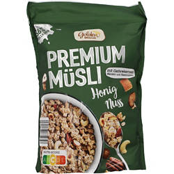 Premium Müsli 500 g, Honig Nuss