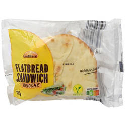 Flatbread Sandwich 210 g, Brioche Art