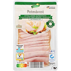 Aufschnitt-Spezialitäten 150 g, Putenbrust