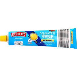 Delikatess Senf mittelscharf 200 ml
