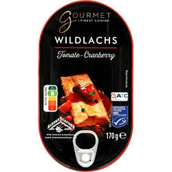 GOURMET FINEST CUISINE Alaska Wildfisch 170 g, Lachs Tomate-Cranberry