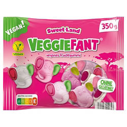 Vegetarischer Fruchtgummi 350 g, Elefant