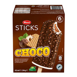 Stieleis Schoko Sticks, Choco 432 ml