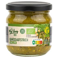 Bio-Gemüseaufstrich 180 g, Spinat-Lupine