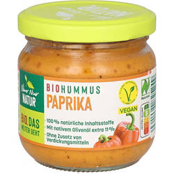 Bio-Hummus 180 g, Paprika