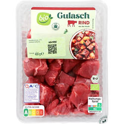 Bio-Rinder-Gulasch 400 g