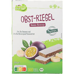 Bio-Obstriegel 150 g, Banane-Maracuja