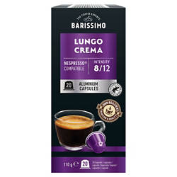 Kaffeekapseln Lungo Crema 20 Stück