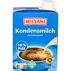 MILSANI Kondensmilch 10 % 340 g