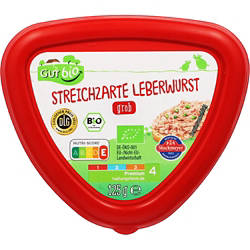 GUT BIO Bio-Leberwurst grob 125 g