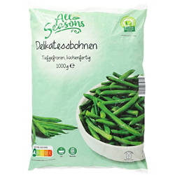 ALL SEASONS TK Gemüsesortiment 1 kg, Bohnen