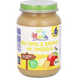 Bio-Früchte & Getreide 190 g, Apfel-Banane-Zwieback