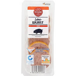 Hausmacher Wurst 150 g, Leberwurst grob