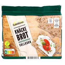 GOLDÄHREN Knäckebrot 250 g, Vollkorn