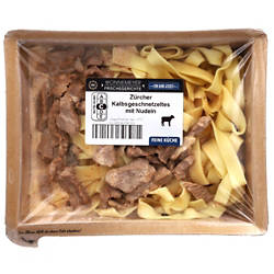 Frischegerichte 400 g, Züricher Kalbsgeschnetzeltes-Nudeln