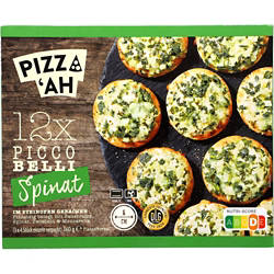 PIZZ‘AH Picco Belli 360 g, Spinat