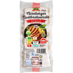 Nürnberger Rostbratwurst 300 g, Klassik