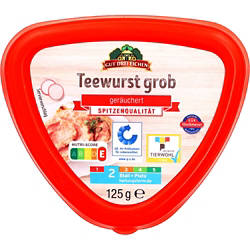 Teewurst im Becher 125 g, Grob
