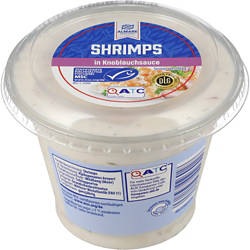 Shrimps-Salat 200 g, Knoblauch