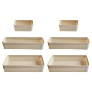 Schubladenorganiser 6-tlg., Grau