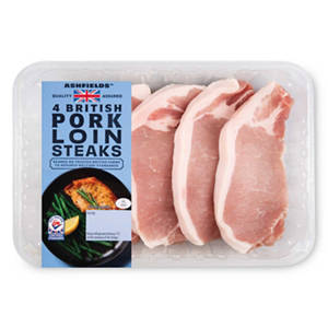 4 British Pork Loin Steaks
