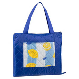 Picknickdecke mit Tasche, Zitronen
