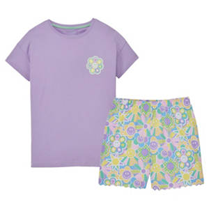 Kinder Sommer Pyjama, Lila / AOP, 122/128