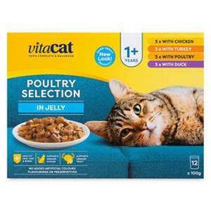 1+ Years Poultry Selection In Jelly 12 pack