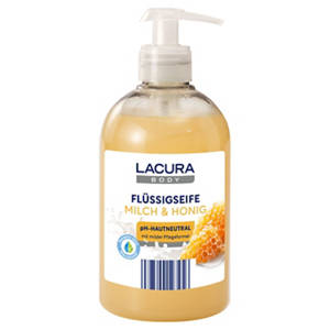Flüssigseife 500 ml, Milch & Honig