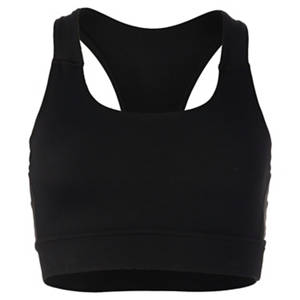 Damen Lauf-BH, Schwarz, L