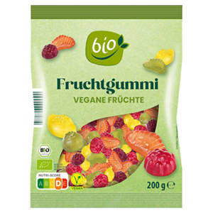 Bio-Fruchtgummi 200 g, Vegane Früchte