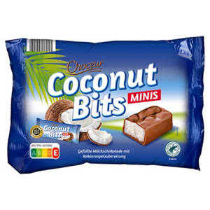 Schokoriegel Mix Dreifach 400 g, Coconut Bits