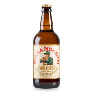 Birra Moretti Sale Di Mare Unfiltered Lager Beer Bottle