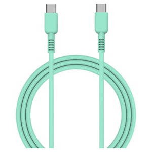 Smartphone-­Zubehör, USB C-C, Türkis