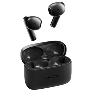 Kabellose Halb-In-Ear-Kopfhörer, Schwarz