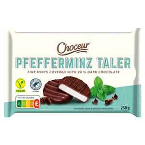Orange-Pfefferminz-Gelee 250 g, Pfefferminz-Taler