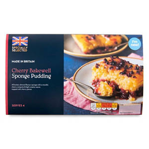 Cherry Bakewell Sponge Pudding
